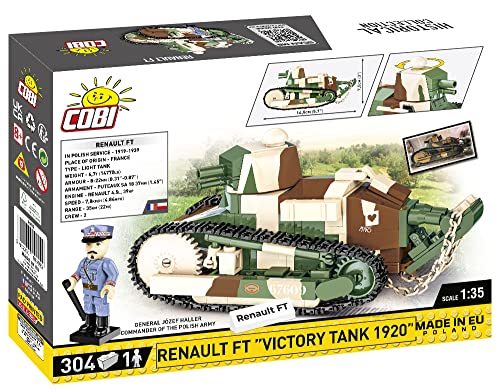 COBI Historical Collection: Polish Army Museum Renault FT Victory Tank