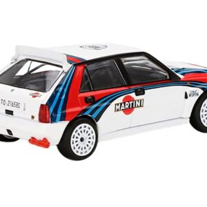 Truescale Miniatures Lancia Delta HF Integrale Evoluzione White w/Graphics Martini Racing Ltd Ed to 3600 pcs 1/64 Diecast Model Car by True Scale Miniatures MGT00300