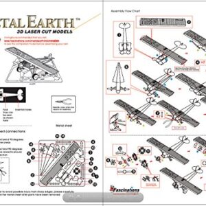 Metal Earth Spirit of Saint Louis Airplane 3D Metal Model Kit Fascinations