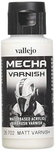 Vallejo Mecha Matt Varnish 60ml Painting Accessories, 2.02 Fl Oz (Pack of 1) (VJ26702)