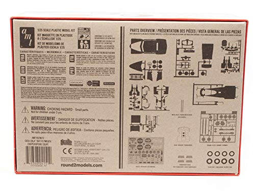AMT 1941 Plymouth Coupe (Coca-Cola) 2T 1/25 Scale Model Kit (AMT1197M)