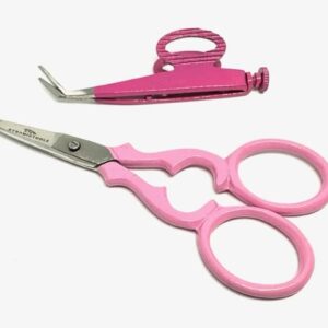 MS TOOLZ 2-PCS Pink and Purple Sidehopper Assorted Jump Stitch Scissor