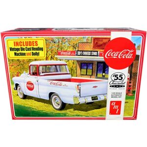 amt – 1955 chevy cameo pickup (coca-cola) (amt1094/12)