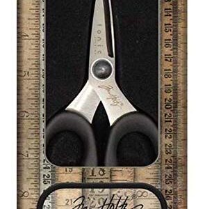 Tim Holtz Haberdashery Scissors - Bundle of Two Pairs of Soft Grip Snip Scissors, 5" and 6"