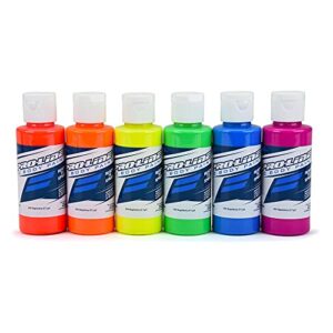pro-line racing pro-line rc body paint fluorescent color set 6 pack pro632303 car paint