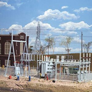 Walthers Cornerstone Series Kit HO Scale Northern Light & Power Substation & Accessories