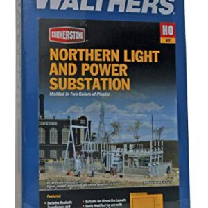 Walthers Cornerstone Series Kit HO Scale Northern Light & Power Substation & Accessories