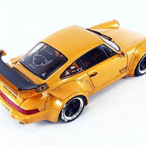 Solido S1807501 1:18 2011 RWB 964-Orange Porsche Collectible Miniature car, Orange