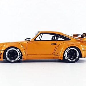 Solido S1807501 1:18 2011 RWB 964-Orange Porsche Collectible Miniature car, Orange