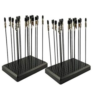 may.t model painting alligator clip sticks 40pcs with stand base 2pcs for airbrush hobby model parts