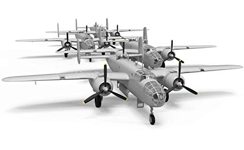 Airfix North American B-25B Mitchell 1:72 WWII Military Aviation Plastic Model Kit A06020, Assorted