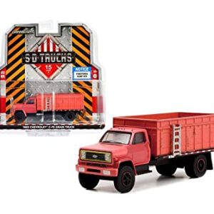 ModelToyCars 1980 Chevy C-70 Grain Truck (Weathered), Red - Greenlight 45150A - 1/64 Scale Diecast Car