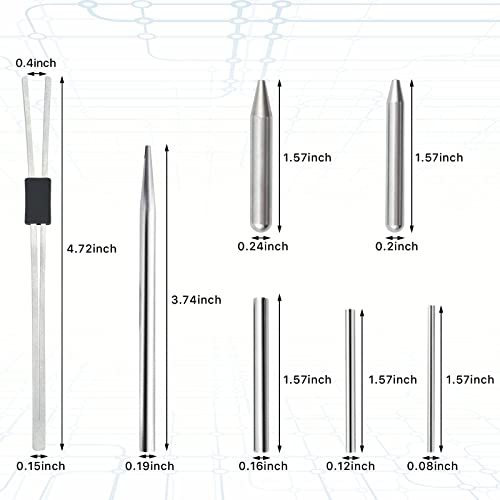 Worldity 10 Metal DIY Model Kit Tool, Metal DIY Model Tool Set, Includes Tab Edge Cylinder Cone Shape Bending Assist Tools, Pliers and Metal Tweezers for 3D Metal Jigsaw Puzzles Model Basic Building