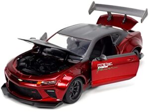 jada toys big time muscle 1:24 2016 chevy camaro ss widebody die-cast car, toys for kids and adults