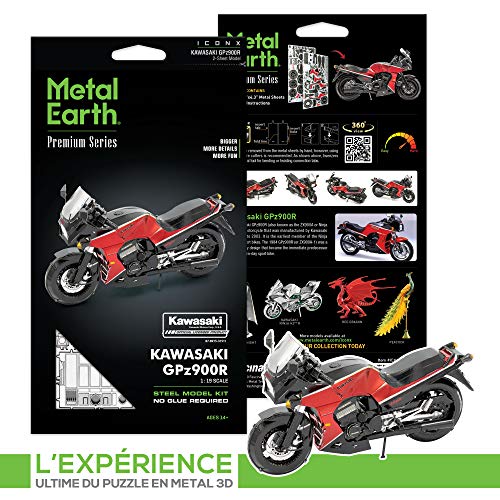 Metal Earth Premium Series Kawasaki Ninja GPz900R 3D Metal Model Kit Fascinations