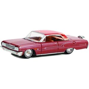 greenlight 63030-b california lowriders series 2 – 1964 chey impala with continental kit 1:64 scale diecast