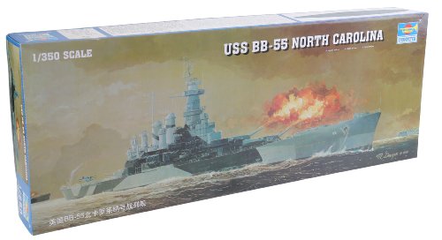 Trumpeter 1/350 Scale USS North Carolina BB55 Battleship