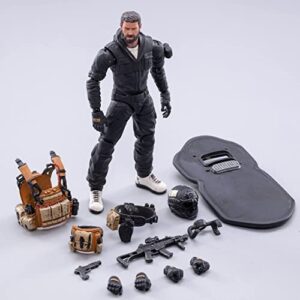 JoyToy 1/18 Action Figures 4-Inch Mercenary Trio Collection Solider Figures Military Model Toys (Mercenary-K)