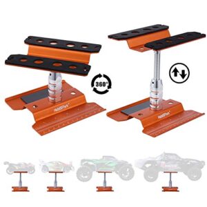 Hobbypark RC Car Work Stand with Weight Aluminum Repair Station Lift for 1/8 1/10 1/12 Scale Traxxas TRX4 Axial Arrma Redcat Losi RC Crawler Monster Truck Buggy