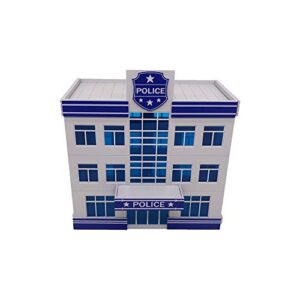 outland models railroad scenery modern police department building ho scale 1:87