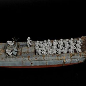 Italeri Models Lcvp with U.S. Infantry D-Day Series Boat Model Building Kits