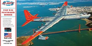 atlantis models 1/184 us air force b-36 peacemaker bomber plastic model kit
