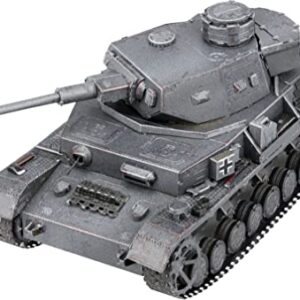 Fascinations Metal Earth Premium Series Panzer IV Tank 3D Metal Model Kit Bundle with Tweezers