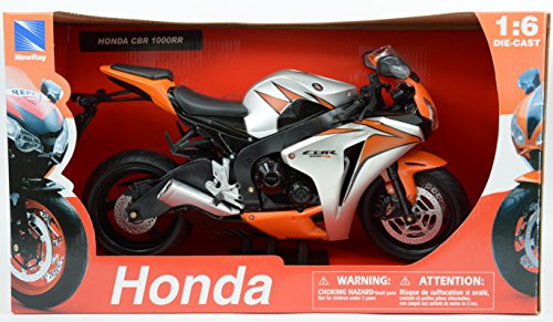 New-Ray 49293"Honda CBR1000RR 2010" Model Motorcycle, Orange