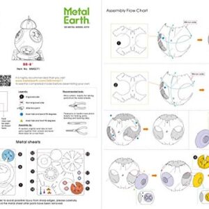 Fascinations Metal Earth Star Wars BB-8 3D Metal Model Kit