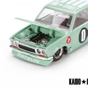 Datsun 510 Pro Street KDO510 Light Green (Designed by Jun Imai) Kaido House Special 1/64 Diecast Model Car by True Scale Miniatures KHMG008