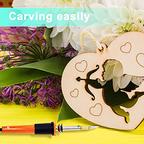 Niuelai Professional Heat Cutter Kit(16pcs),Hot Knife for Cutting & Carving Foam Making Stencils and Cutting Vinyl & Plastic,Multipurpose Stencil&Plastic Cutter for Fun Crafting