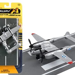 Daron Worldwide Trading Runway24 P38J Vehicle, Silver