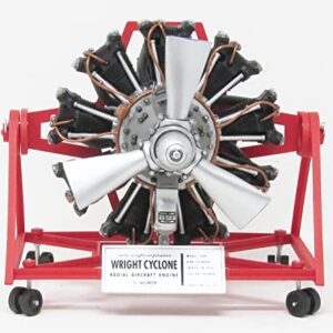 Atlantis STEM Wright Cyclone Engine 1/12 Scale Plastic Model kit Made in The USA
