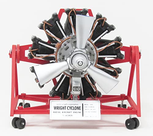 Atlantis STEM Wright Cyclone Engine 1/12 Scale Plastic Model kit Made in The USA