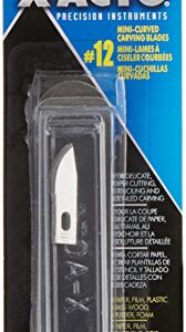 ELMERS X-Acto No. 12 Mini Curved Carving Blade Pack of 5 (X212)