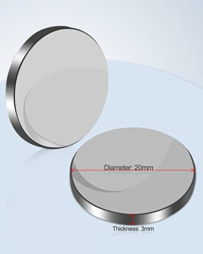 3PCS FAHKNS Molybdenum Reflective Lens Dia:20mm/0.79" T3mm Mo Mirror Laser Lens for CO2 Laser Engraving Cutting Engraver/Cutter 40W-200W