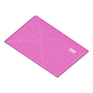 PVC A3 Cutting Mat() - A3 5 Layers PVC (18L x 12W Inch) (450 x 300 mm), Colorful Self Healing Cutting Mat Craft Fabric Quilting Sewing Scrapbooking One Sided Art Project (Set of 1) UESTA (Pink)