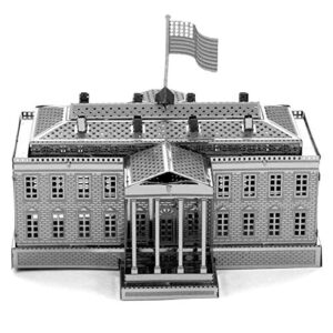 fascinations metal earth white house 3d metal model kit