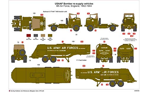 Airfix WWII USAAF 8th Air Force Bomber Resupply 1:72 Military Plastic Model Kit