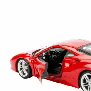 Ferrari Burago 1/18 Scale Diecast - 18-16008 488 GTB Rosso red