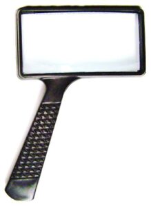 harbor freight rectangle magnifying glass, black (37708)
