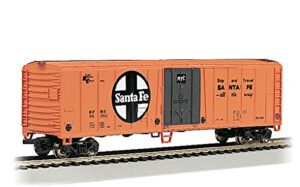 bachmann trains 50′ steel reefer car – atsf #56252 – ho scale prototypical orange