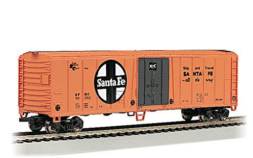 Bachmann Trains 50' Steel Reefer Car - ATSF #56252 - HO Scale Prototypical Orange
