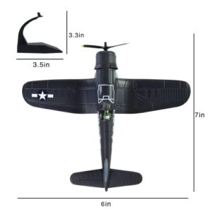 HANGHANG 1/72 F4U-1 Fighter Military Model Diecast Plane Model for Collection or Gift