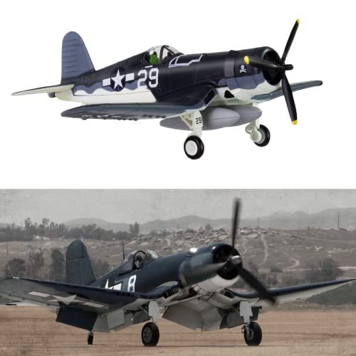 HANGHANG 1/72 F4U-1 Fighter Military Model Diecast Plane Model for Collection or Gift