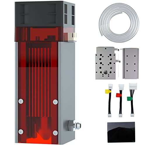 ZBAITU C80 80W Laser Module Kit, 10W Optical Diode Laser Module for Engraver Cutter, 10W Laser Head for DIY Metal Wood Leather Acrylic Glass, Compatible Most Laser Engraving Cutting Machine, 12V