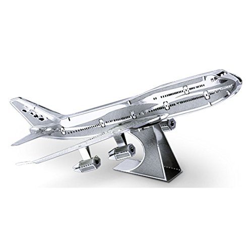 Fascinations Metal Earth Boeing 747 Airplane 3D Metal Model Kit