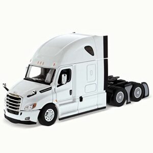 diecast masters freightliner semi truck | new cascadia sleeper cab truck tractor | 1:50 scale model semi trucks | pearl white diecast model by diecast masters 71027