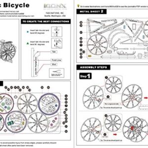 Fascinations Metal Earth Premium Series Classic Bicycle 3D Metal Model Kit