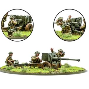 WarLord Bolt Action British & Canadian Army 1943-1945 Starter Set 1:56 WWII Military Table Top Wargaming Plastic Model Kit 402011020